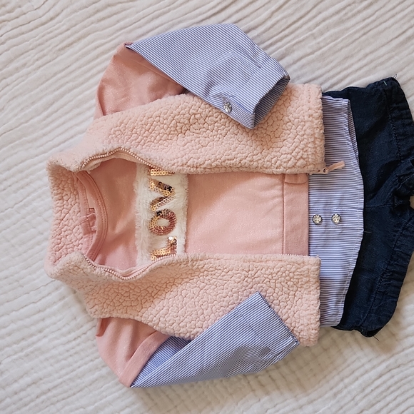 Pink winter vest, sz 9m - Picture 3 of 8